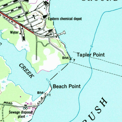 United States Geological Survey Edgewood, MD (1949, 24000-Scale) digital map