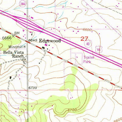 United States Geological Survey Edgewood, NM (1954, 24000-Scale) digital map