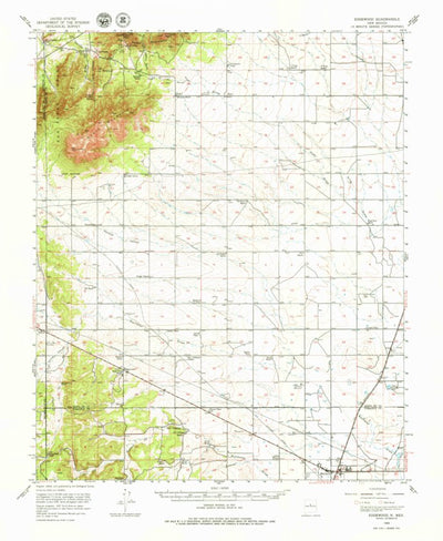 United States Geological Survey Edgewood, NM (1956, 62500-Scale) digital map