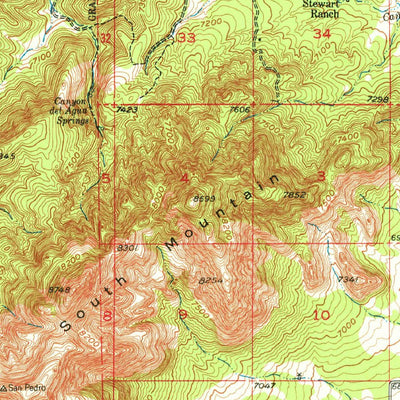 United States Geological Survey Edgewood, NM (1956, 62500-Scale) digital map