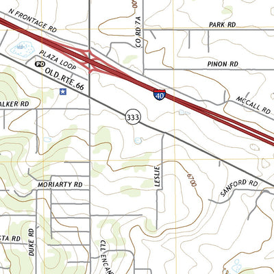 United States Geological Survey Edgewood, NM (2020, 24000-Scale) digital map