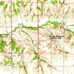 United States Geological Survey Edgington, IL-IA (1953, 62500-Scale) digital map
