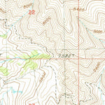 United States Geological Survey Edie Creek, ID-MT (1987, 24000-Scale) digital map