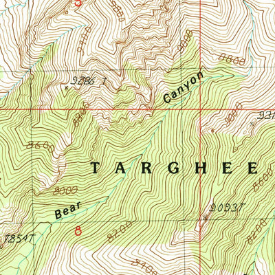United States Geological Survey Edie Creek, ID-MT (1987, 24000-Scale) digital map
