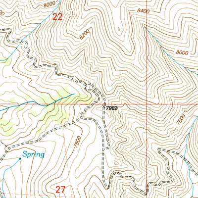 United States Geological Survey Edie Creek, ID-MT (1997, 24000-Scale) digital map