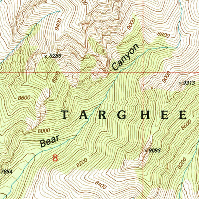 United States Geological Survey Edie Creek, ID-MT (1997, 24000-Scale) digital map