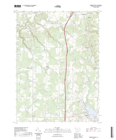 United States Geological Survey Edinboro North, PA (2023, 24000-Scale) digital map