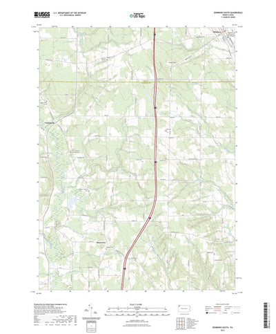 United States Geological Survey Edinboro South, PA (2023, 24000-Scale) digital map