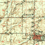 United States Geological Survey Edinburg, IN (1950, 62500-Scale) digital map