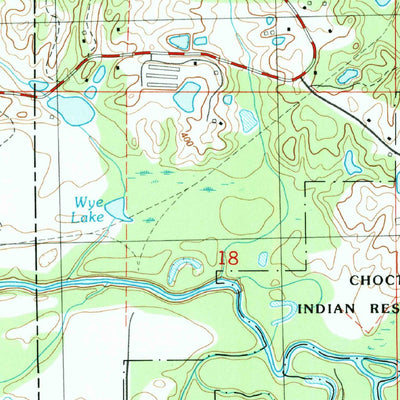 United States Geological Survey Edinburg, MS (1989, 24000-Scale) digital map