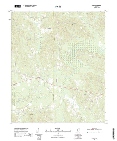 United States Geological Survey Edinburg, MS (2020, 24000-Scale) digital map