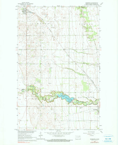 United States Geological Survey Edinburg, ND (1963, 24000-Scale) digital map