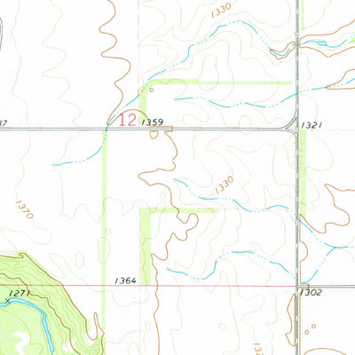 United States Geological Survey Edinburg NW, ND (1972, 24000-Scale) digital map