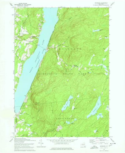 United States Geological Survey Edinburg, NY (1970, 24000-Scale) digital map