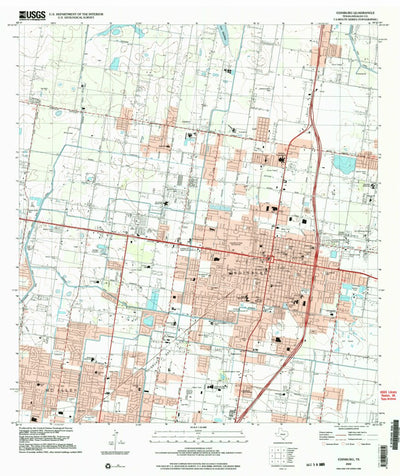 United States Geological Survey Edinburg, TX (2002, 24000-Scale) digital map