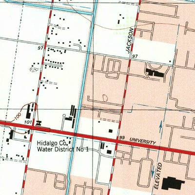 United States Geological Survey Edinburg, TX (2002, 24000-Scale) digital map