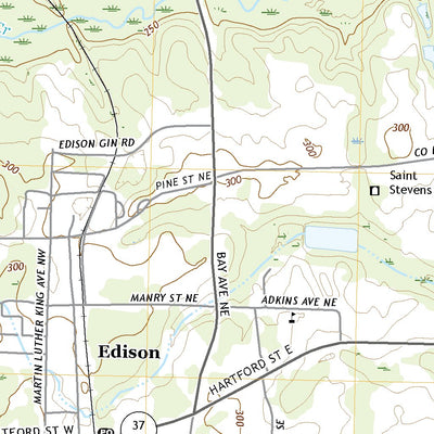 United States Geological Survey Edison, GA (2020, 24000-Scale) digital map