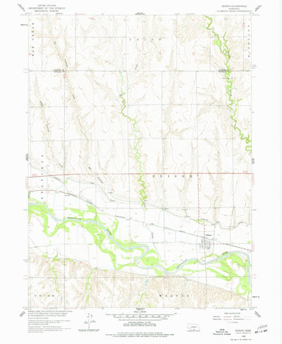 United States Geological Survey Edison, NE (1958, 24000-Scale) digital map