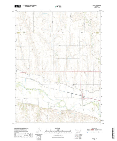 United States Geological Survey Edison, NE (2021, 24000-Scale) digital map