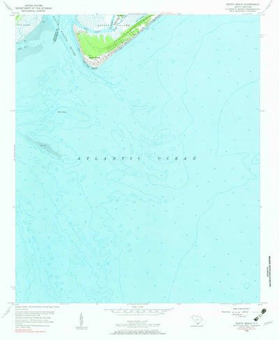 United States Geological Survey Edisto Beach, SC (1956, 24000-Scale) digital map