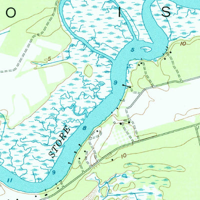 United States Geological Survey Edisto Island, SC (1960, 24000-Scale) digital map