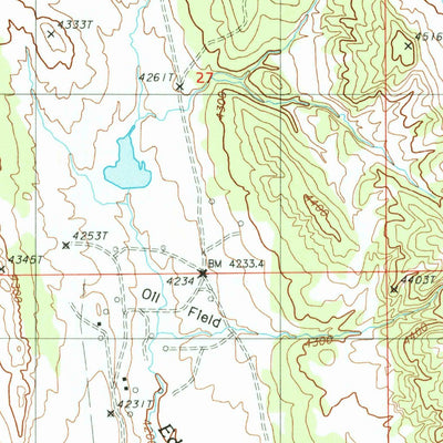 United States Geological Survey Edith Creek, WY (1984, 24000-Scale) digital map