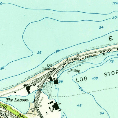 United States Geological Survey Ediz Hook, WA (1950, 24000-Scale) digital map