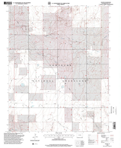 United States Geological Survey Edler, CO (1996, 24000-Scale) digital map