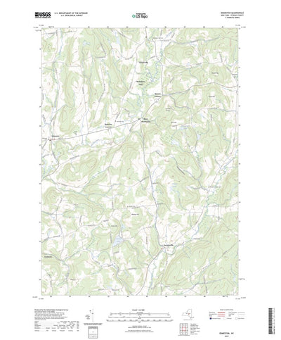 United States Geological Survey Edmeston, NY (2023, 24000-Scale) digital map