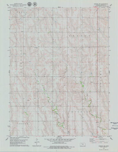 United States Geological Survey Edmond NW, KS (1978, 24000-Scale) digital map