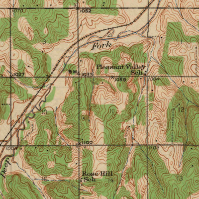 United States Geological Survey Edmond, OK (1940, 62500-Scale) digital map