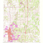 United States Geological Survey Edmond, OK (1966, 24000-Scale) digital map