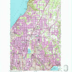 United States Geological Survey Edmonds East, WA (1953, 24000-Scale) digital map