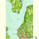United States Geological Survey Edmonds, WA (1953, 62500-Scale) digital map