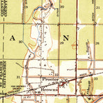United States Geological Survey Edmondson, AR-TN (1939, 62500-Scale) digital map