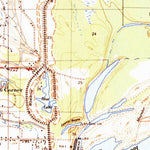 United States Geological Survey Edmondson, AR-TN (1954, 62500-Scale) digital map