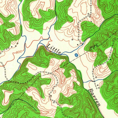 United States Geological Survey Edmonton, KY (1953, 24000-Scale) digital map