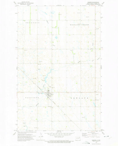 United States Geological Survey Edmore, ND (1972, 24000-Scale) digital map