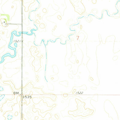 United States Geological Survey Edmore, ND (1972, 24000-Scale) digital map