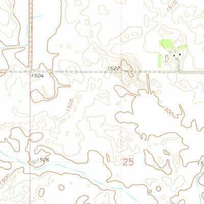 United States Geological Survey Edmore SW, ND (1972, 24000-Scale) digital map