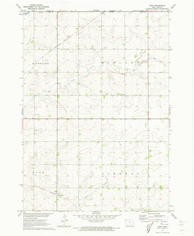 United States Geological Survey Edna, IA (1971, 24000-Scale) digital map