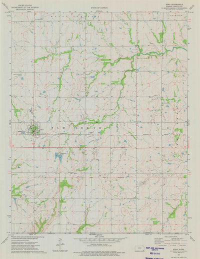 United States Geological Survey Edna, KS (1974, 24000-Scale) digital map