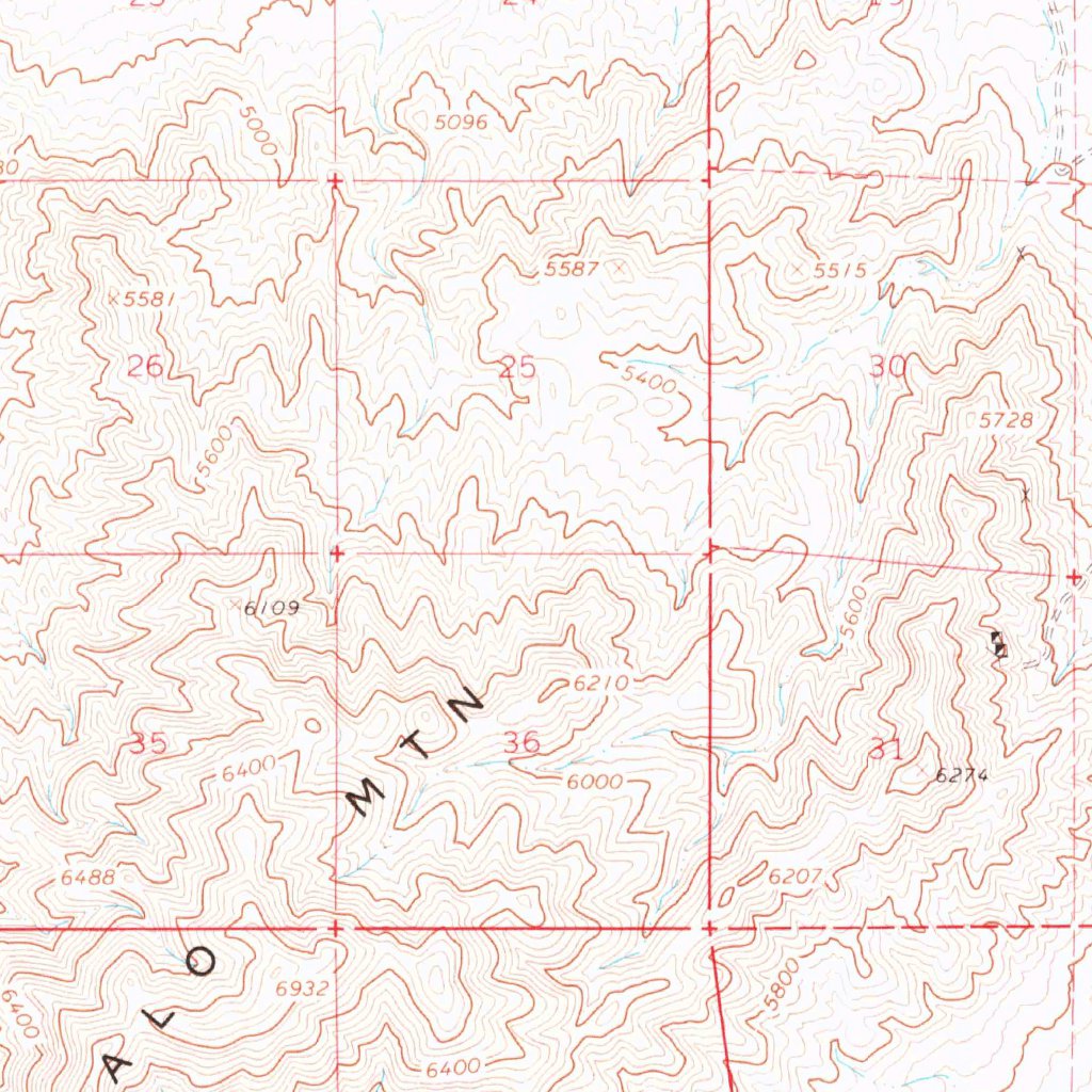 Edna Mountain, NV (1965, 62500-Scale) Map by United States Geological ...