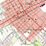 United States Geological Survey Edna, TX (1952, 24000-Scale) digital map