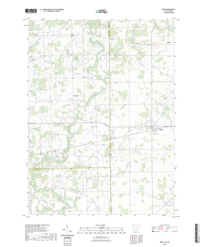 United States Geological Survey Edon, OH (2023, 24000-Scale) digital map