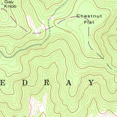 United States Geological Survey Edray, WV (1974, 24000-Scale) digital map