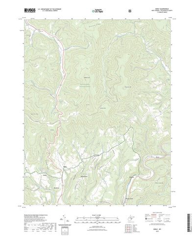 United States Geological Survey Edray, WV (2023, 24000-Scale) digital map