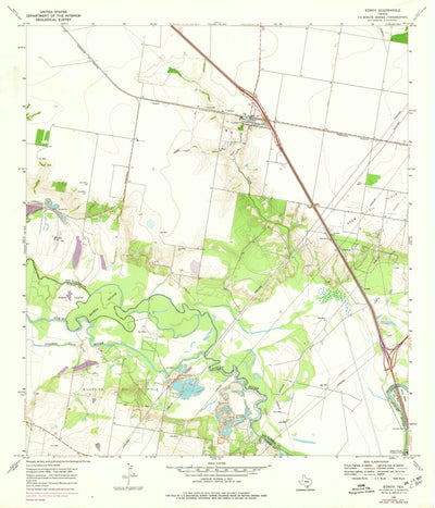 United States Geological Survey Edroy, TX (1969, 24000-Scale) digital map
