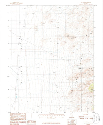 United States Geological Survey Eds Well, NV (1985, 24000-Scale) digital map