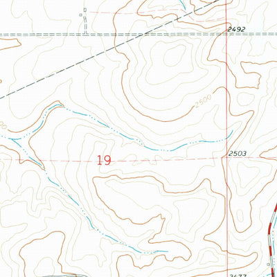 United States Geological Survey Edwall, WA (1973, 24000-Scale) digital map